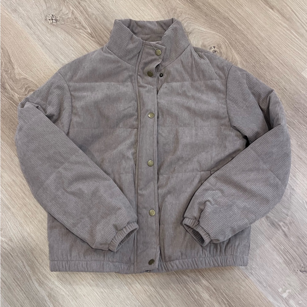 Tan Button-Up Jacket - image 1